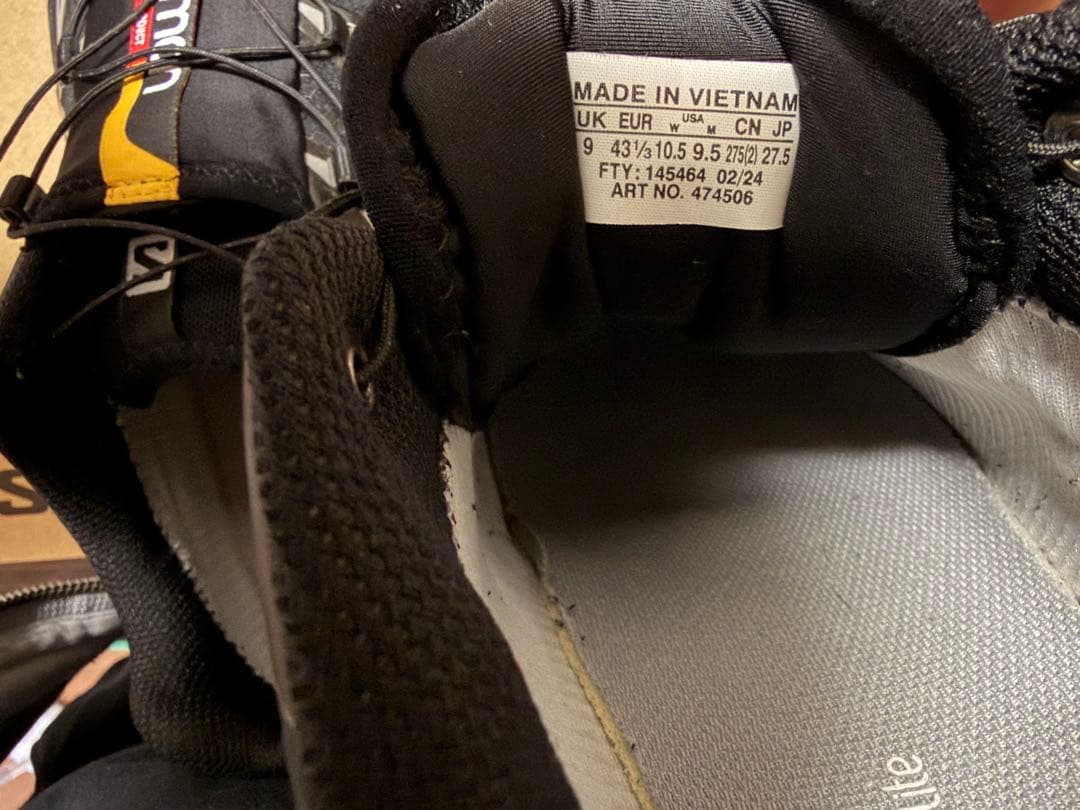 靴 Salomon XT-6 GORE-TEX 27.5cm blacksilver