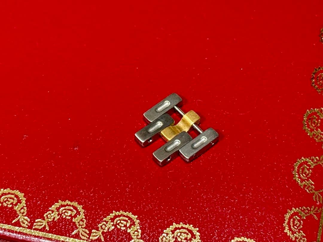 カルティエ パンテール SS/YG 1ロウ ブレスレット コマ 14.7mm