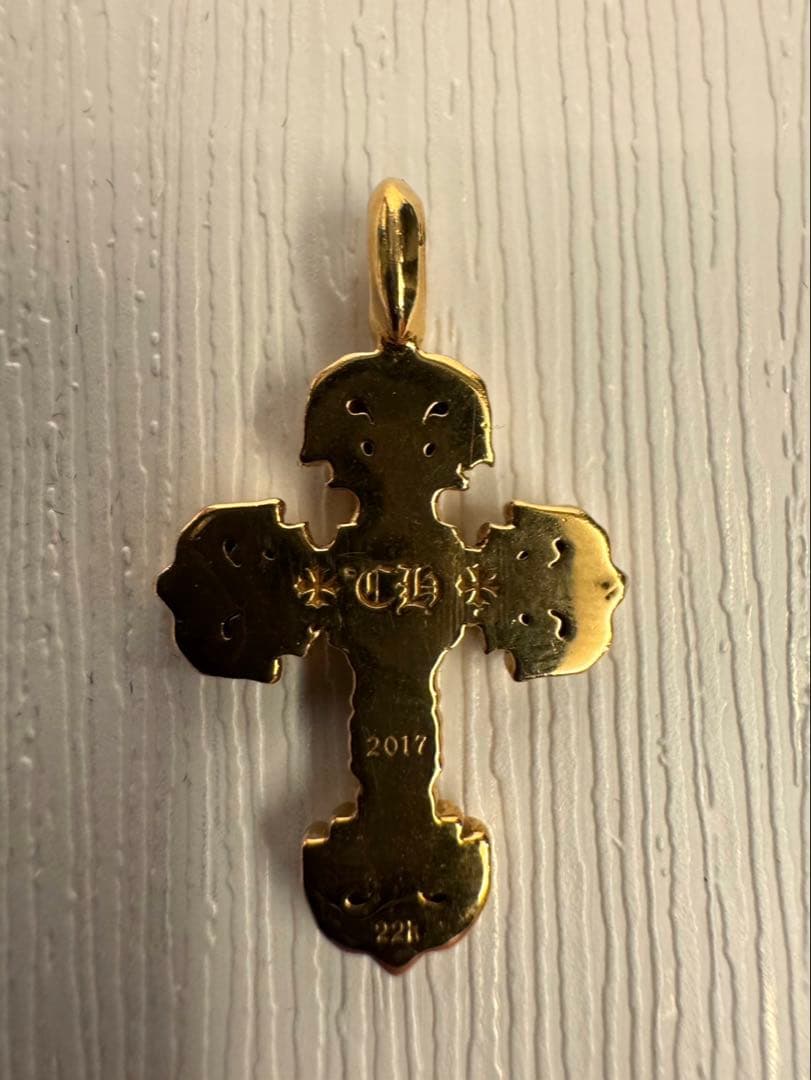 あんしん鑑定済】クロムハーツ22K タイニーフィリグリー パヴェ