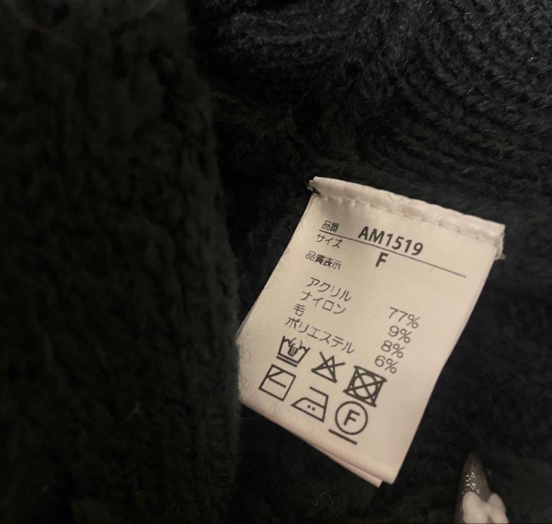 andmary Mary logo cable knit set black - メルカリ