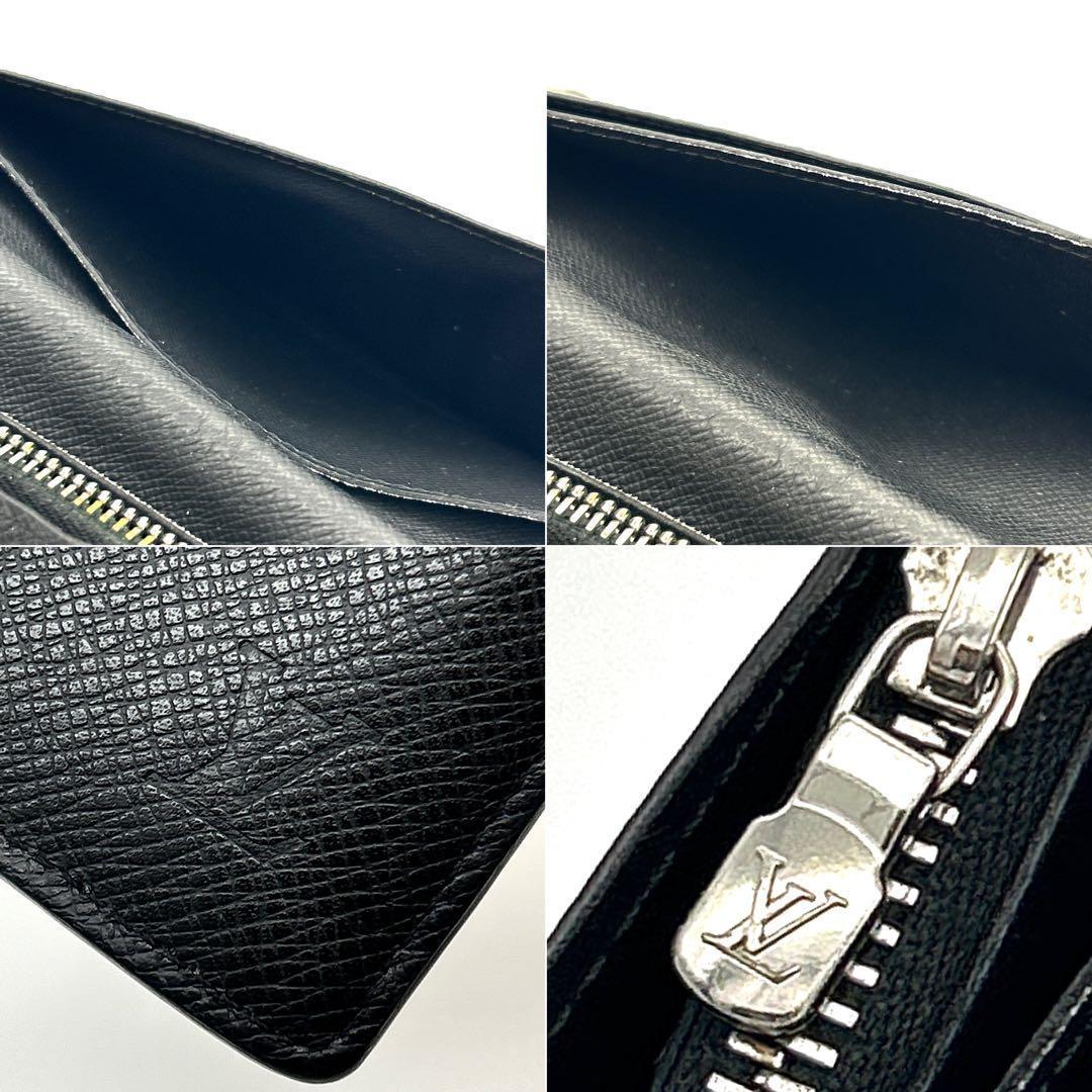 新型】ルイヴィトン タイガ 長財布 ポルトフォイユブラザ 黒