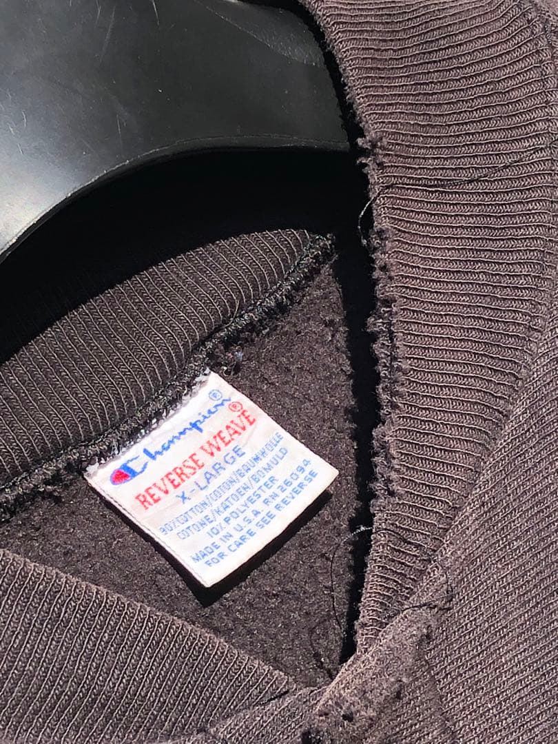 名*衛様 90S 刺繍タグチャンピオン USA製 リバースウィーブ スナップカー