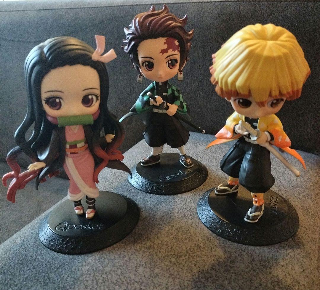 鬼滅の刃 フィギュア3体セット Qposket キューポスケット - メルカリ