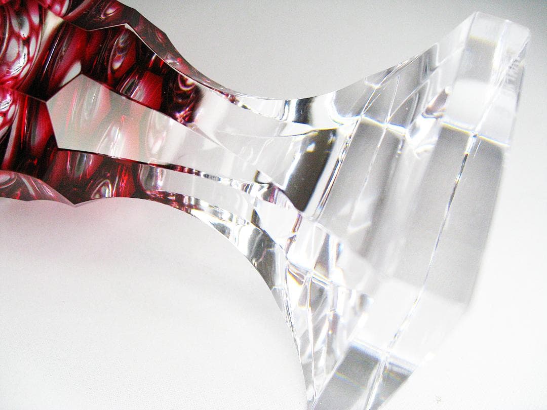 尚古集成館 #監修 #復元 #島津 #薩摩切子 #グラス #大きめ #赤 - メルカリ