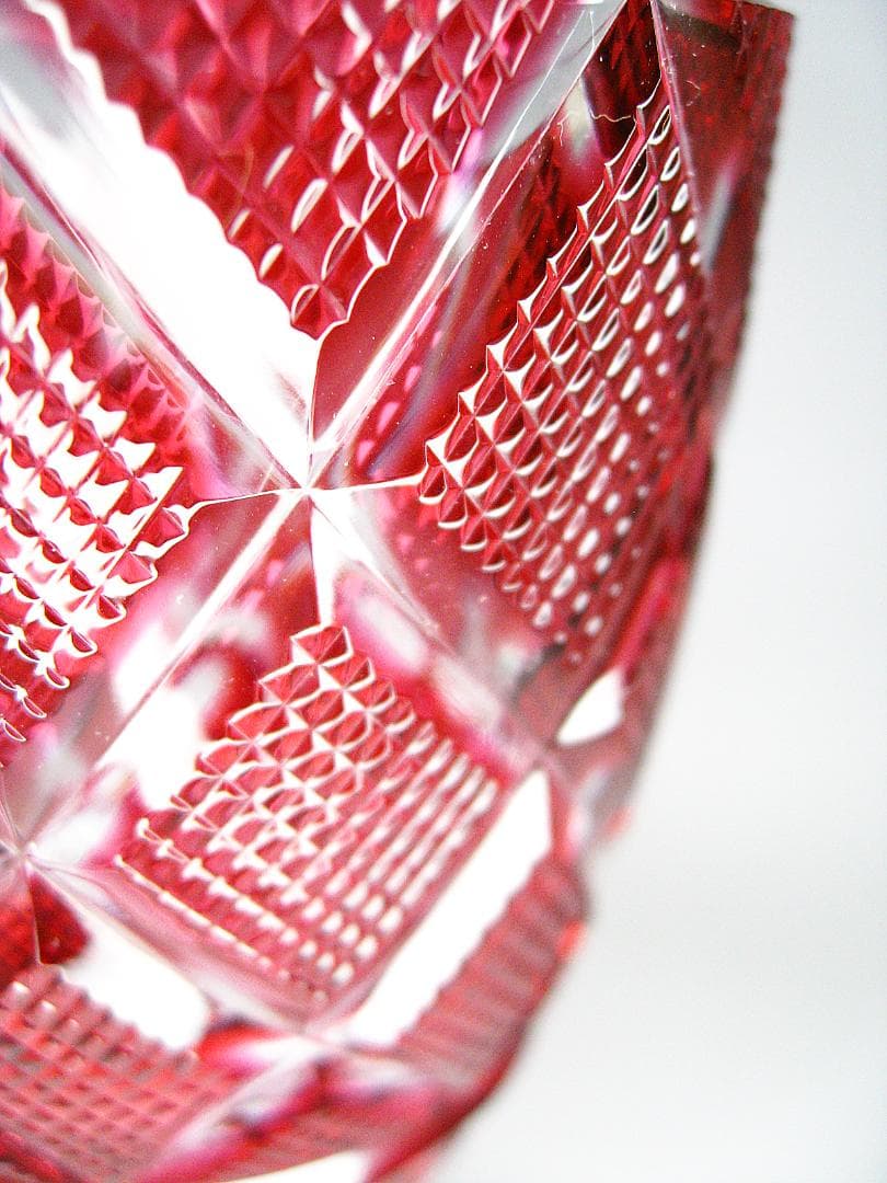 尚古集成館 #監修 #復元 #島津 #薩摩切子 #グラス #大きめ #赤 - メルカリ