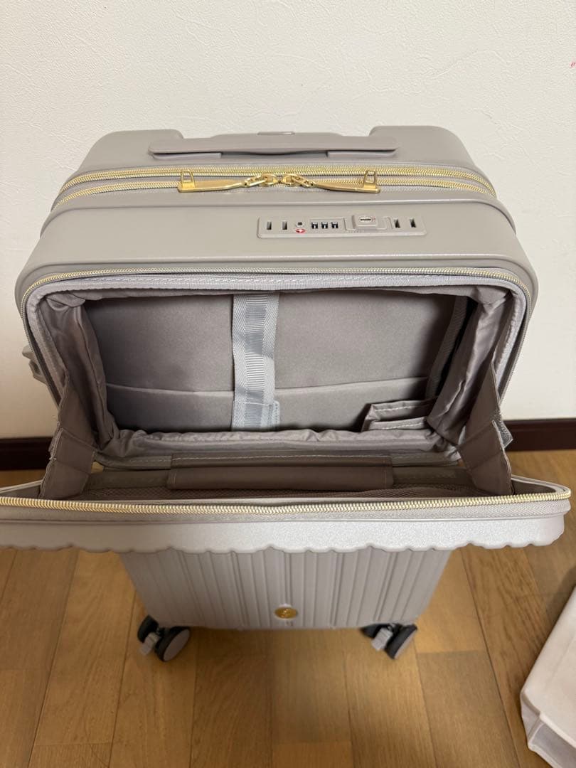 専用】2025年11月最新モデルBIBIEST グレーべージュ キャリーケース