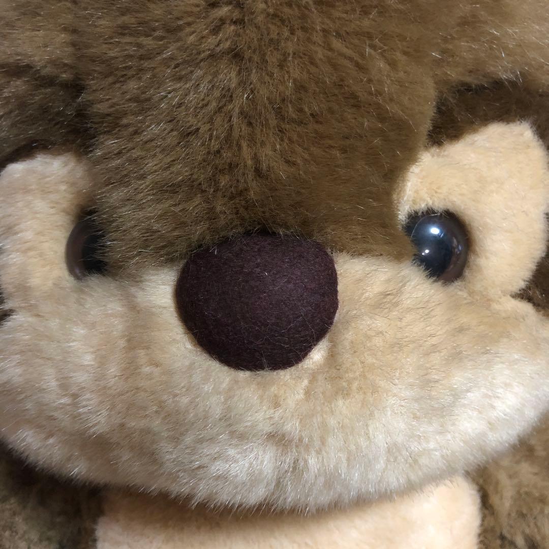 昭和レトロ　ヴィンテージ メーカー名不明　アライグマ　ぬいぐるみ　中古品