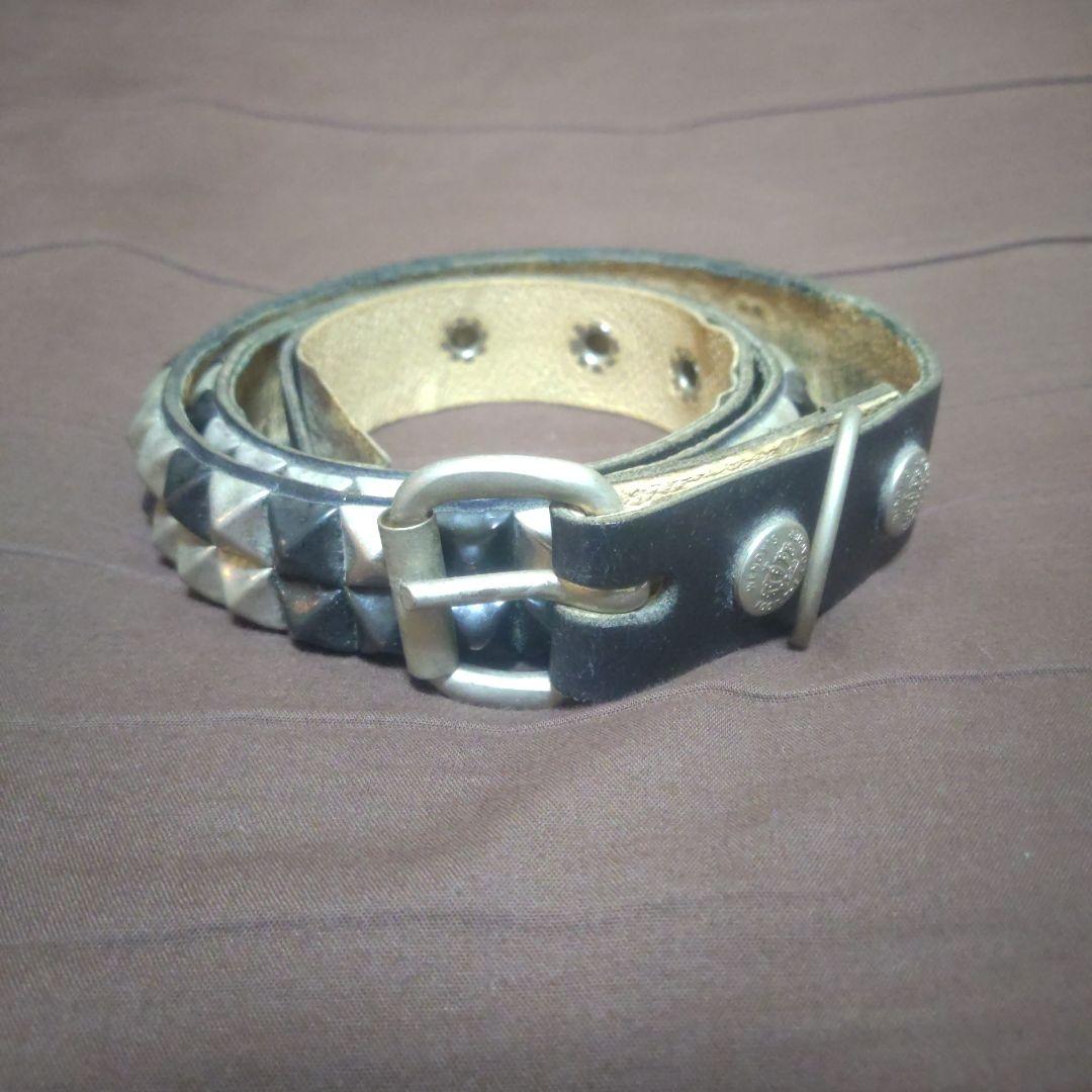 WENDY'S×foot the coacher スタッズ付きレザーベルト - メルカリ