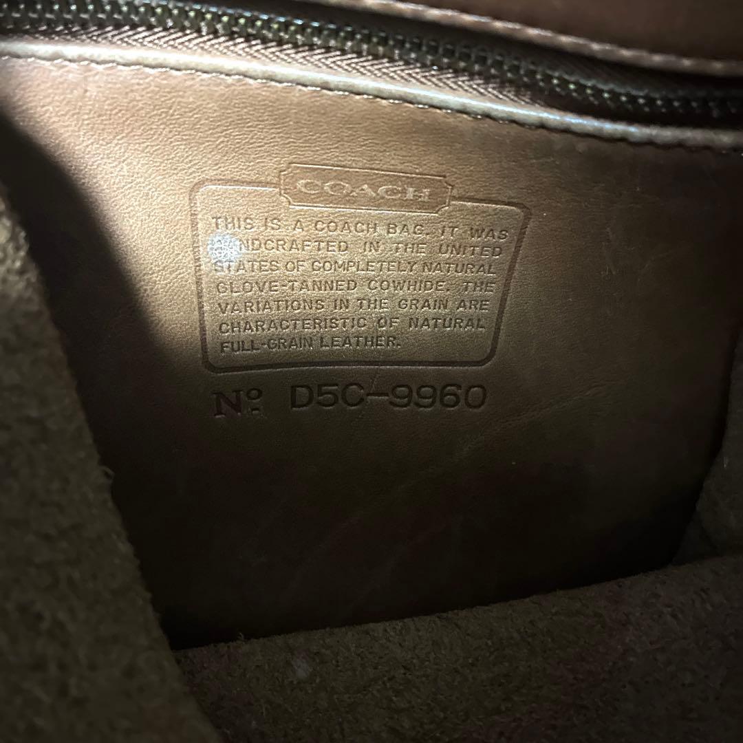 COACH オールドコーチ 9960 本革 レザー リュック ブラウン系 - メルカリ