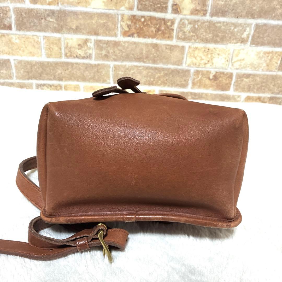 COACH オールドコーチ 9960 本革 レザー リュック ブラウン系 - メルカリ