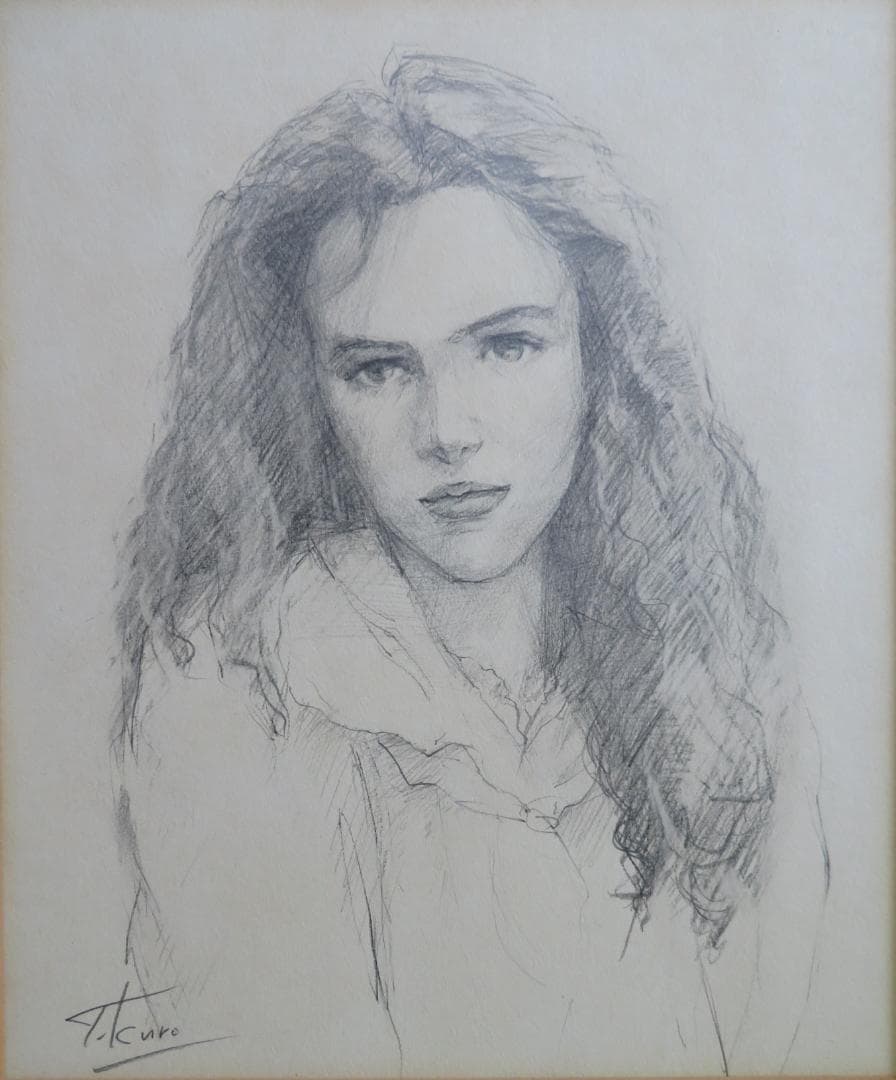 ◆ 黒川達也　「少女像」　師：宮永岳彦　◆