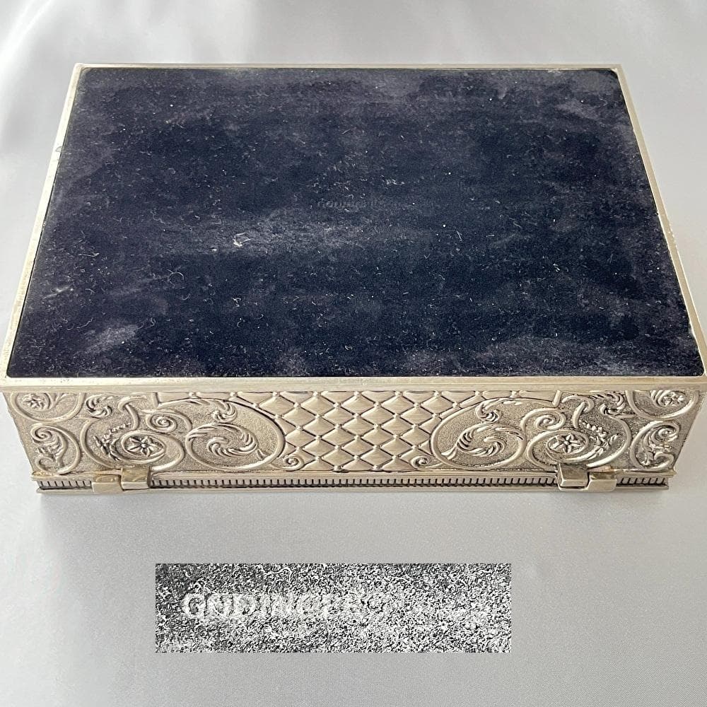 GODINGER】 ビクトリアンのジュエリーボックス【シルバープレート