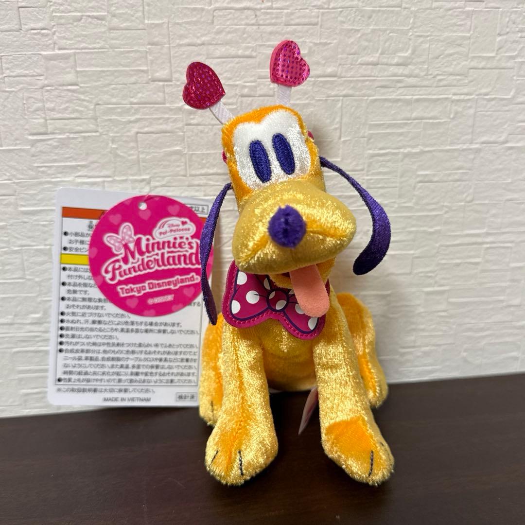 ディズニーランド ミニー パルパルーザ ミニパル ぬいぐるみバッジ