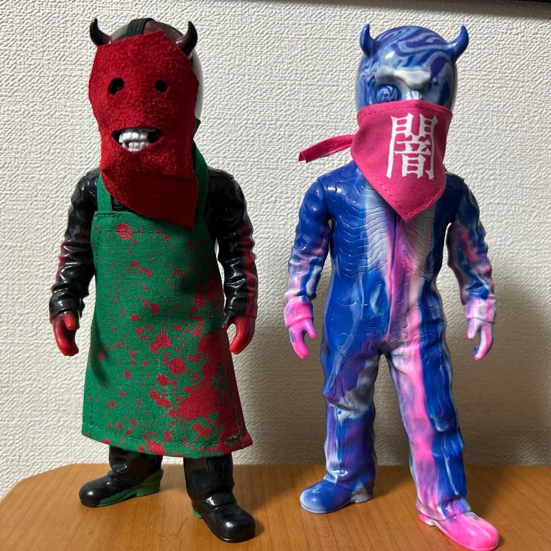 BALZACスカルマン ソフビ　チェンソー付き BALZACスカルマン ソフビ チェンソー付き - メルカリ