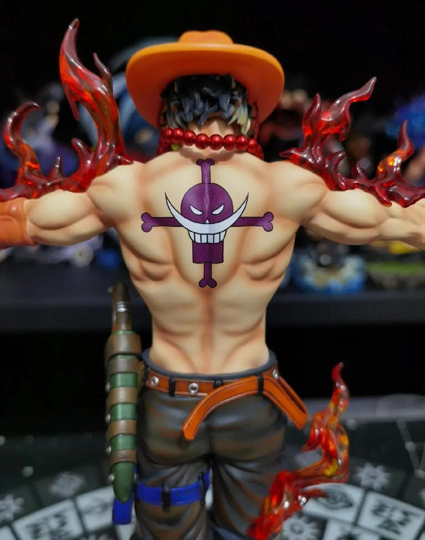 ワンピース エース フィギュア ガレージキット 塗装済み完成品 - メルカリ