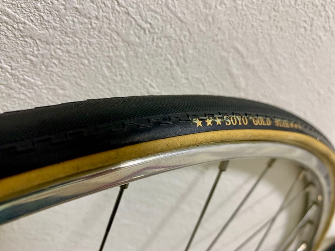 競輪ホイール DURA-ACE ARAYA GOLD 完組ホイール 前後セット - メルカリ