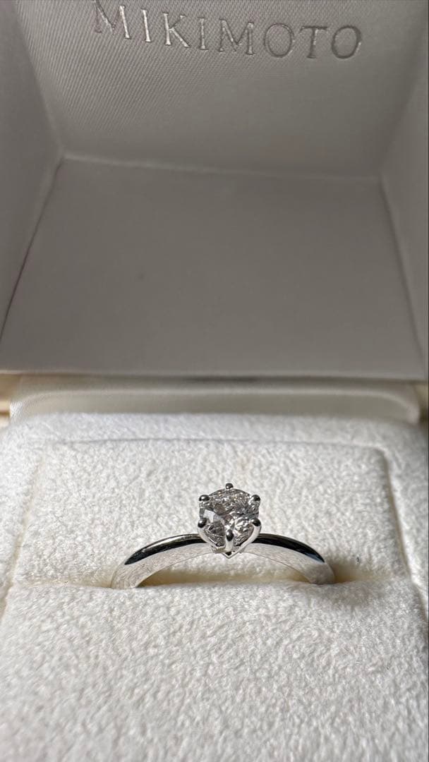 MIKIMOTO 0.3ct ダイアモンドリング