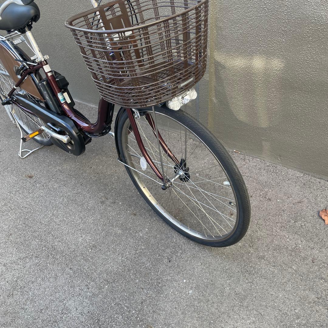 ブリヂストン電動アシスト自転車26インチ 12.3Ah ブラウン