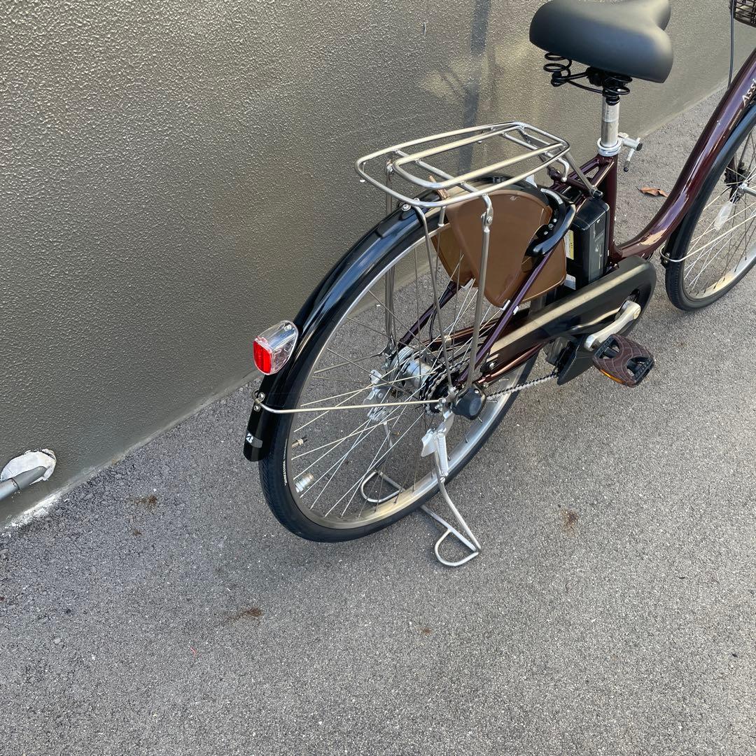 ブリヂストン電動アシスト自転車26インチ 12.3Ah ブラウン