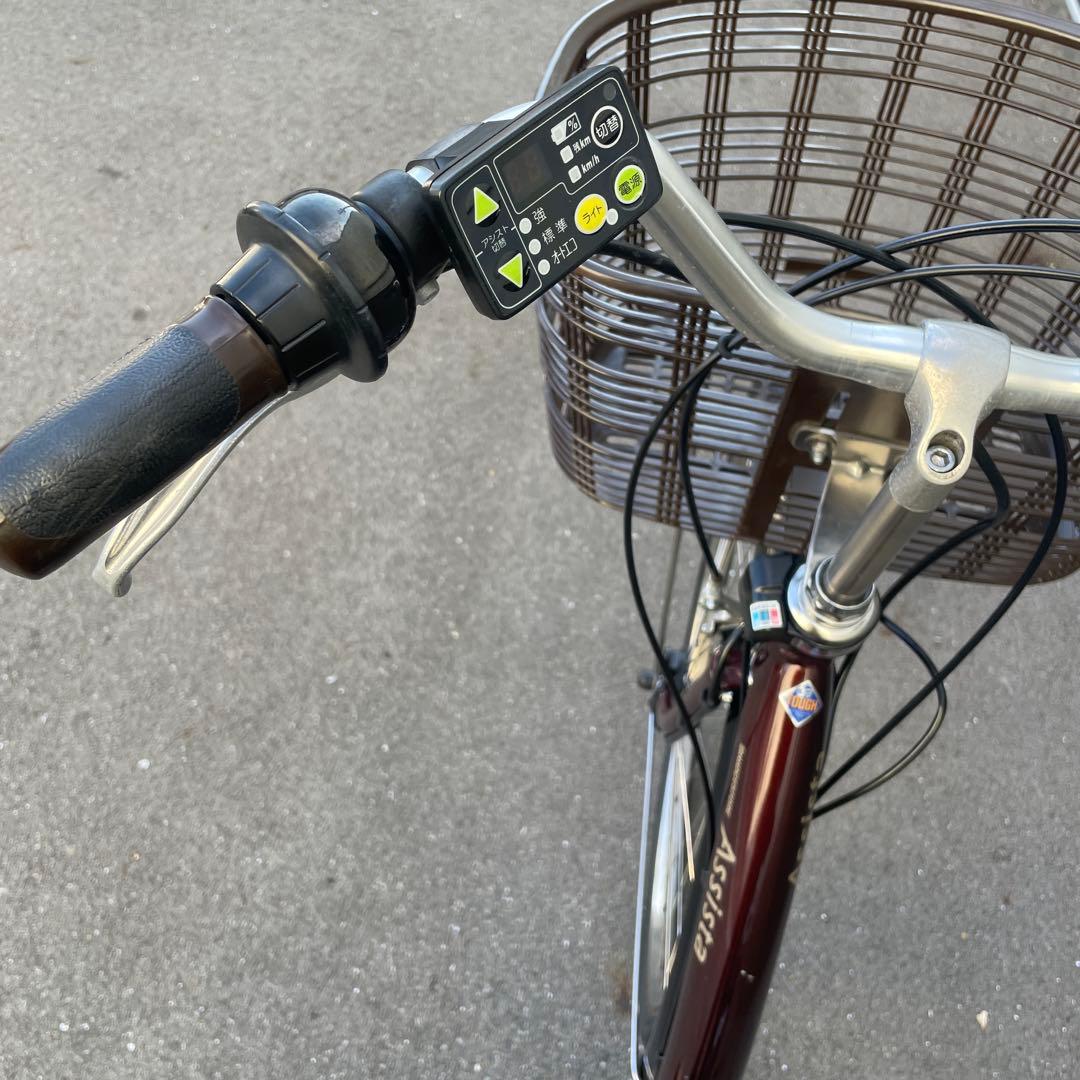 ブリヂストン電動アシスト自転車26インチ 12.3Ah ブラウン