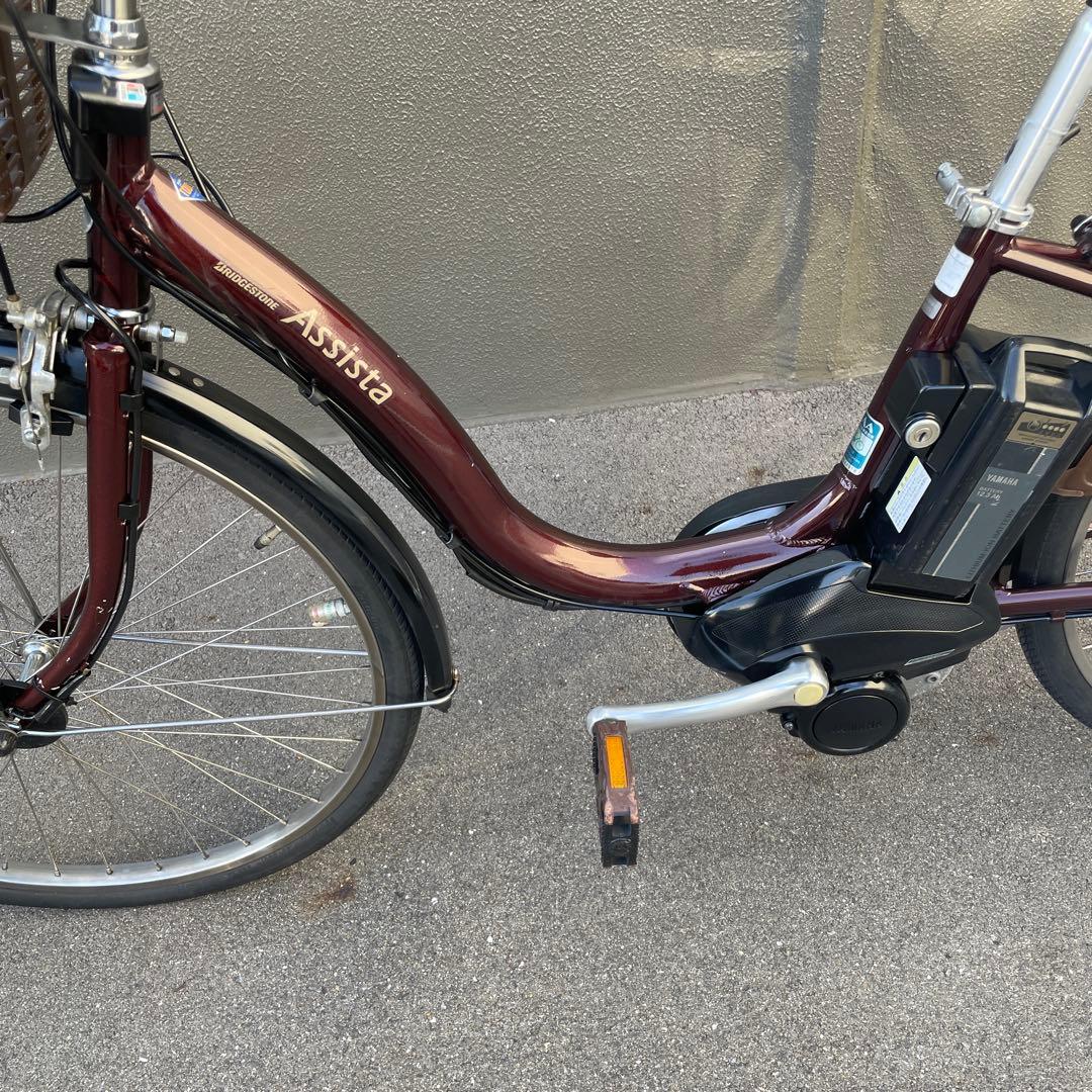 ブリヂストン電動アシスト自転車26インチ 12.3Ah ブラウン