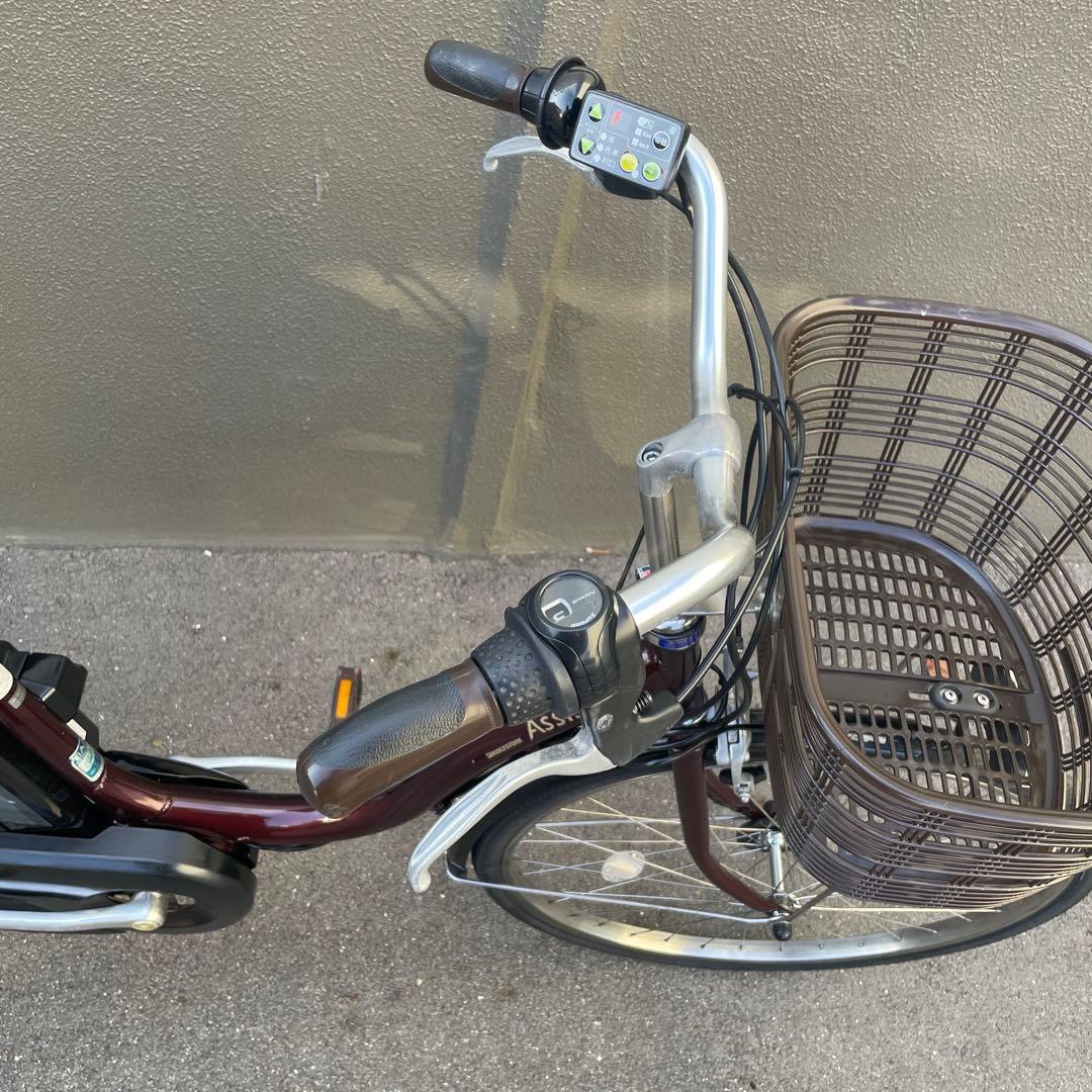 ブリヂストン電動アシスト自転車26インチ 12.3Ah ブラウン