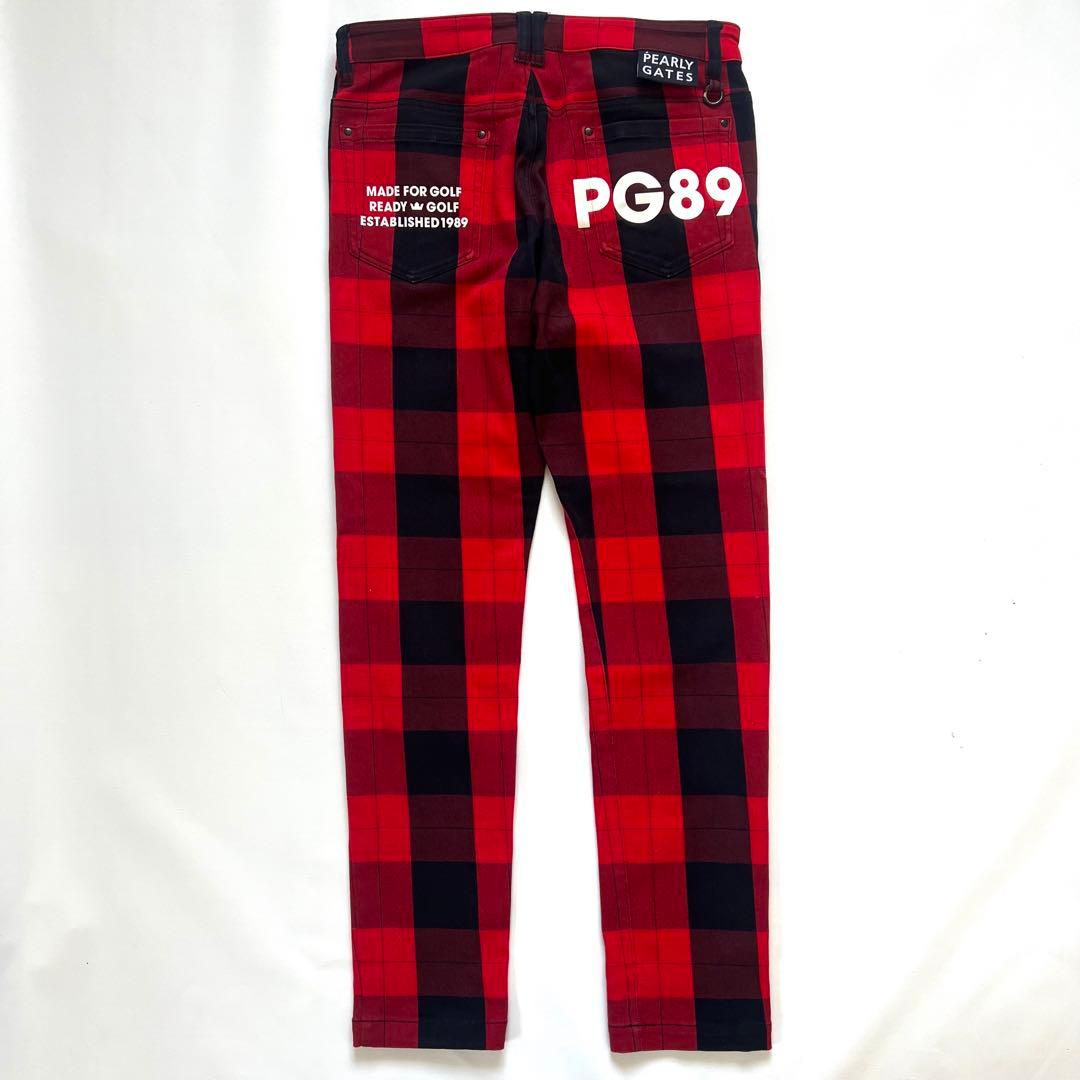 パーリーゲイツ セットアップ チェック柄 ジャケット パンツ メンズ