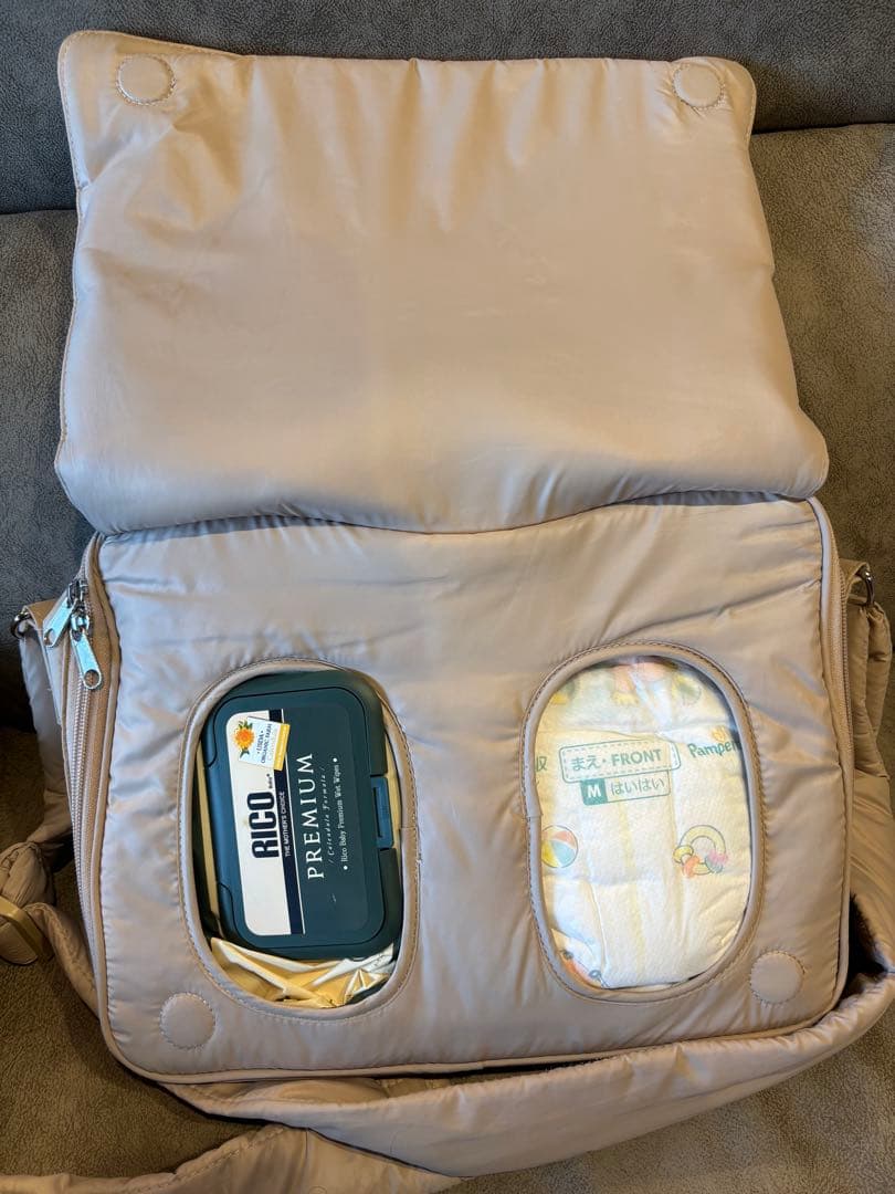 calin マザーズバッグ 【限定色 ラテ】 - メルカリ