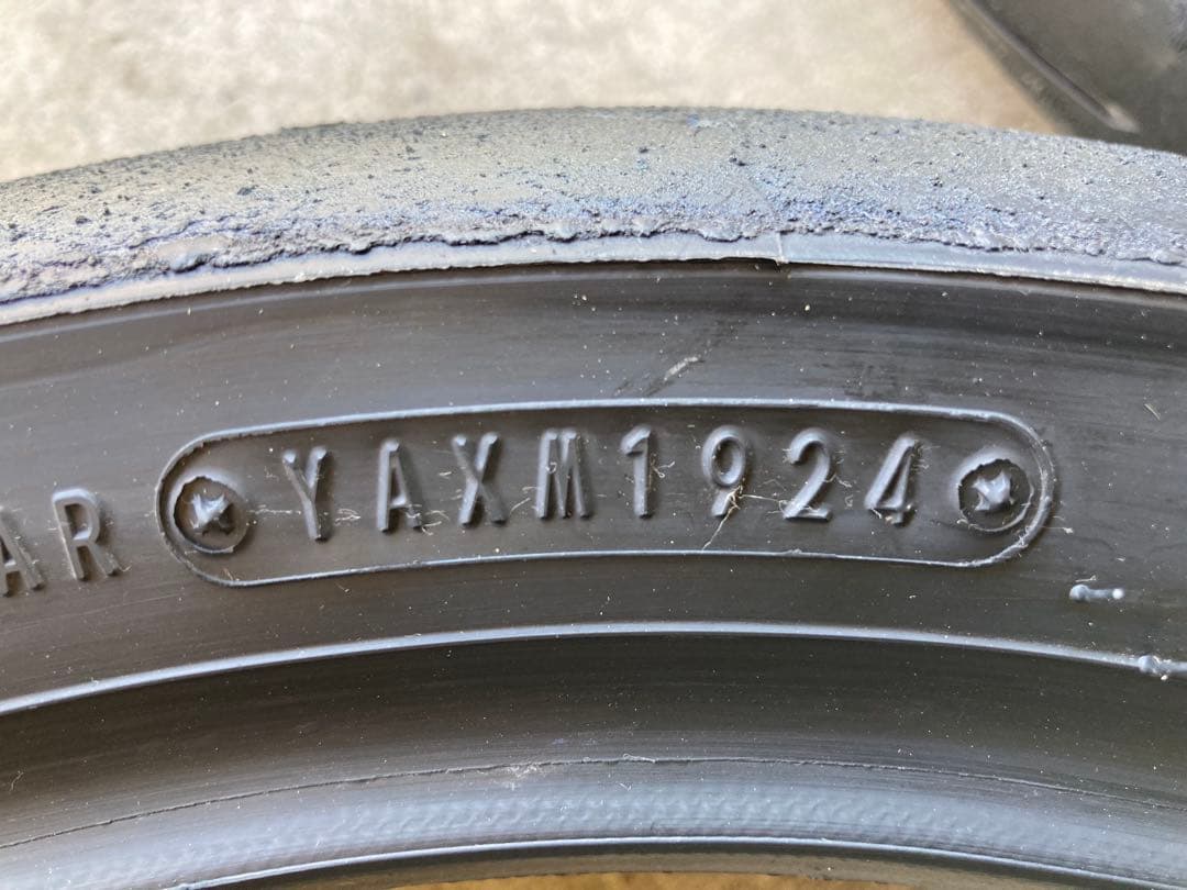 中古　ダンロップ　α13 sp H 前後　2024製　110/150-⑥