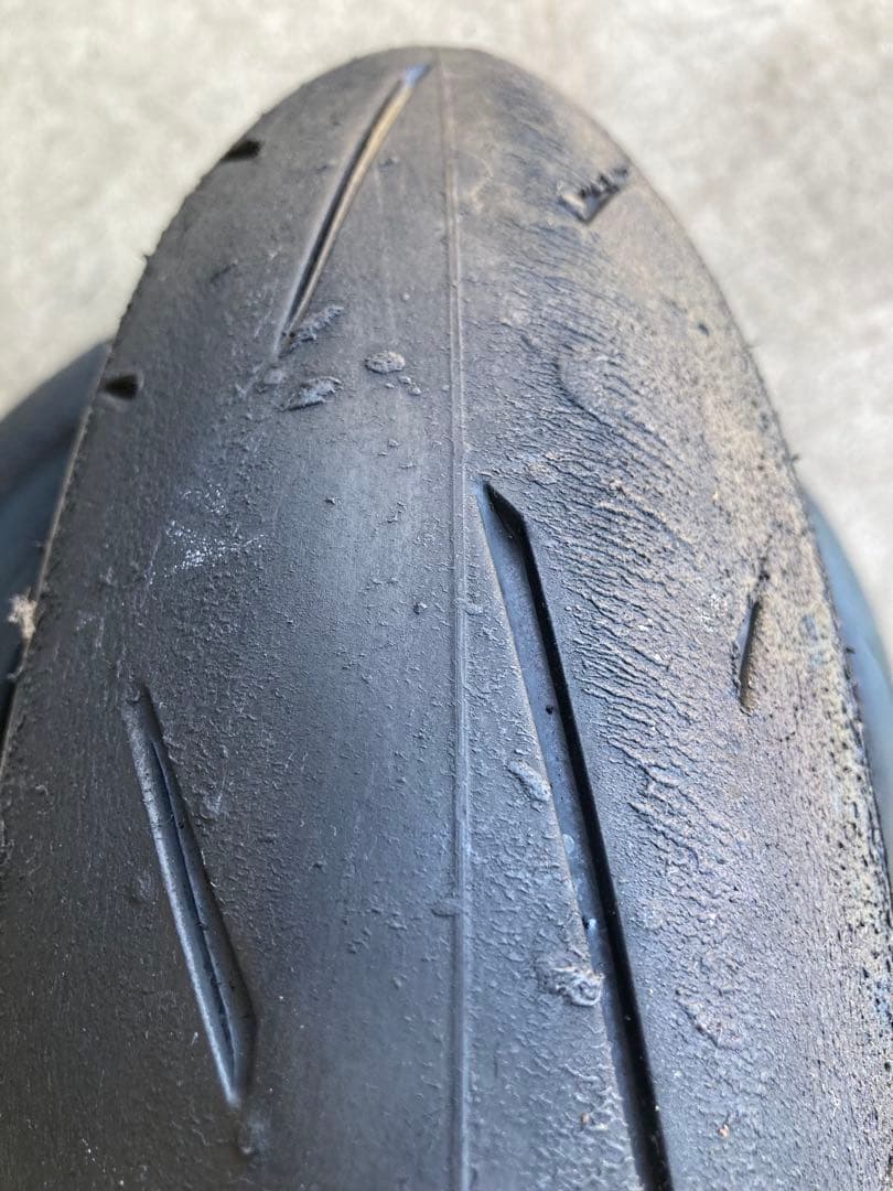 中古　ダンロップ　α13 sp H 前後　2024製　110/150-⑥