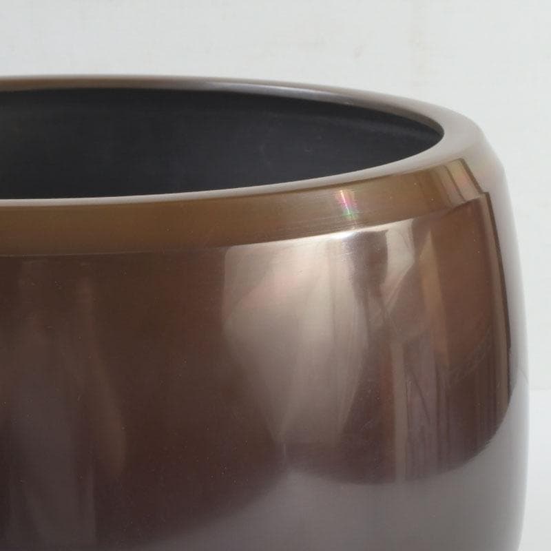 茶道具 鋳師 源斉造 鋳銅 面取風炉 共箱 V 9451A | 激安通販のイーサプライ