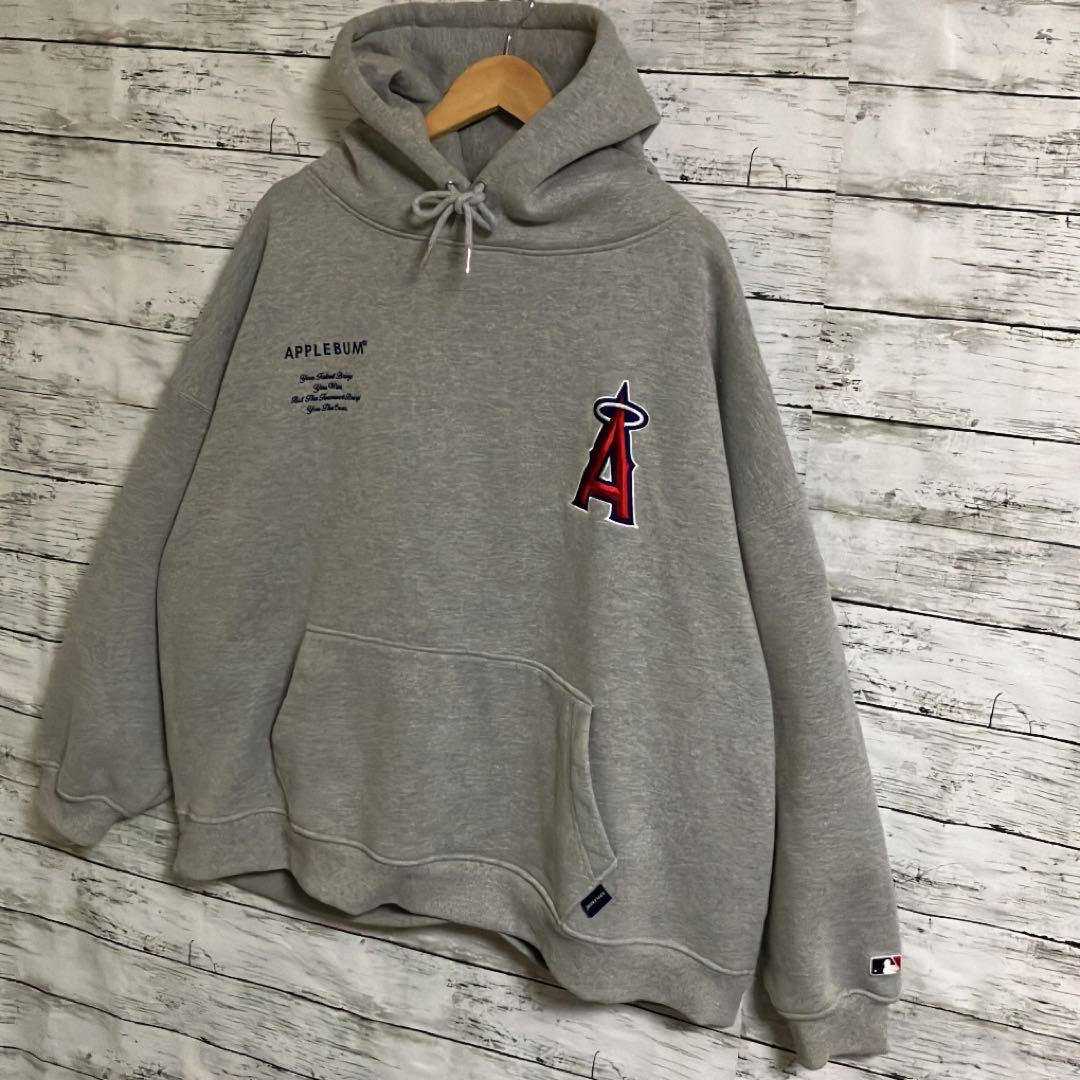 ビッグサイズ】アップルバム エンゼルスコラボ グレーパーカー 大谷