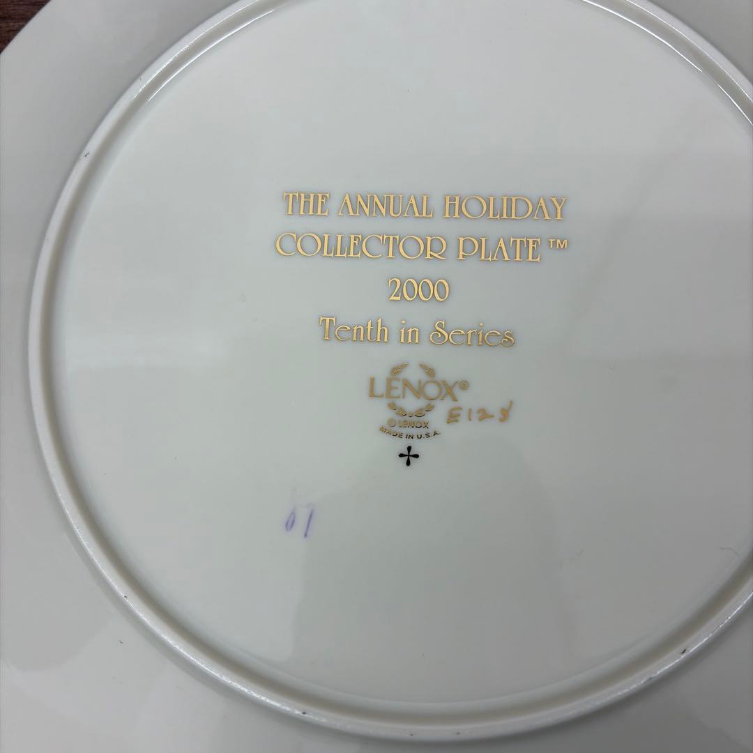 未使用品 レノックス クリスマスプレート 2000年 箱あり - メルカリ