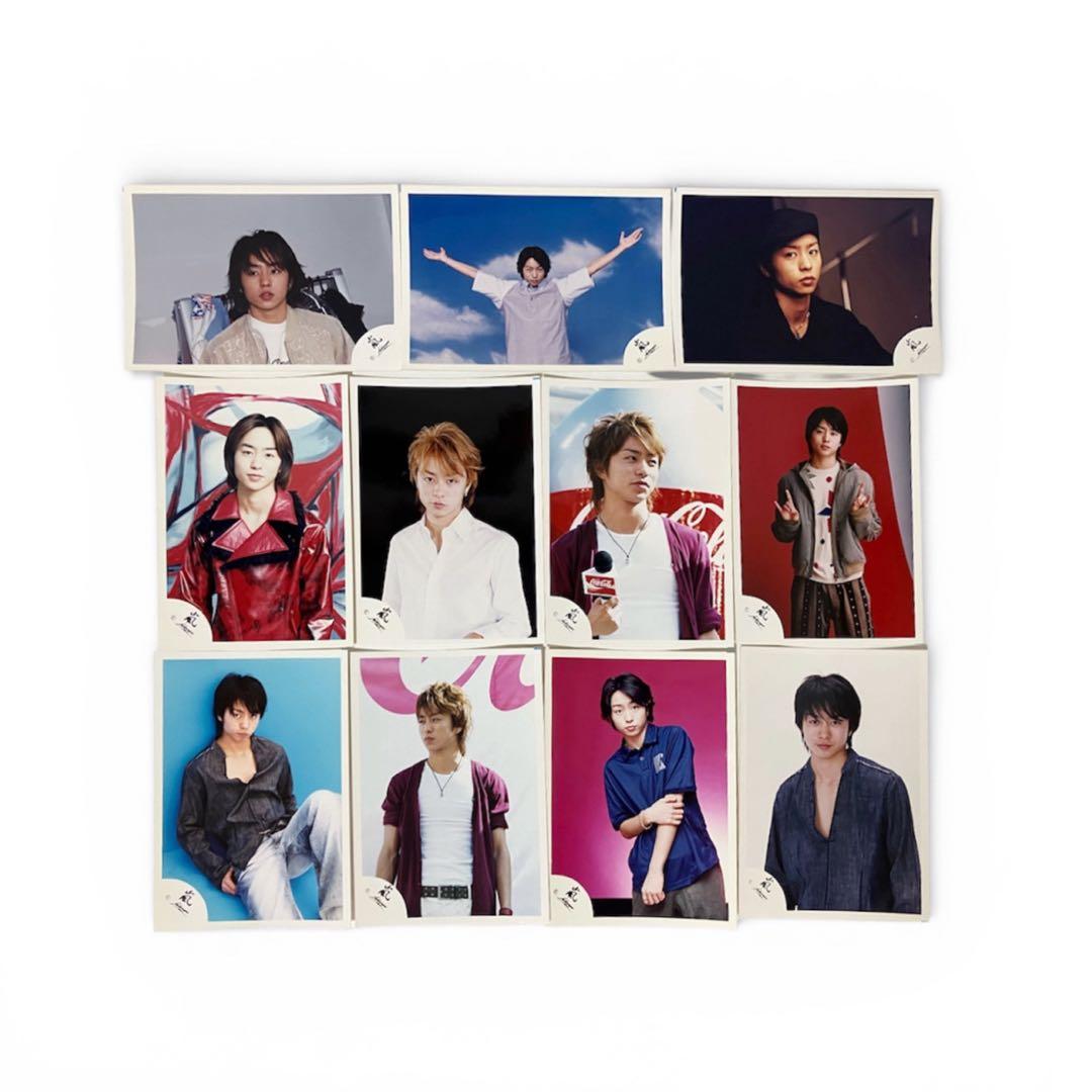 嵐 ARASHI 旧ロゴ 公式写真 櫻井翔 平成 茶髪 金髪 ピアス 当時物