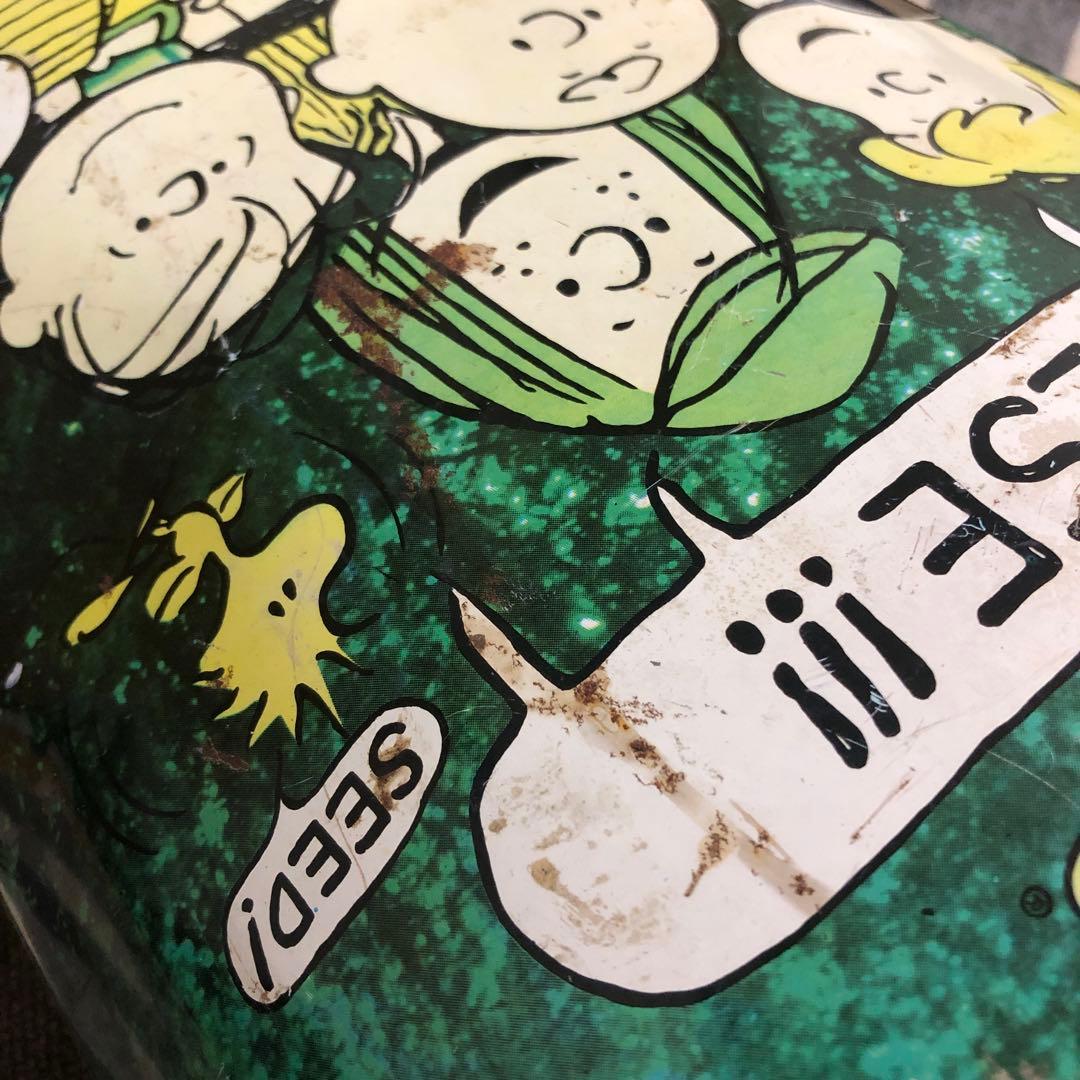 ビンテージ　スヌーピー　ゴミ箱　ピーナッツ　アンティーク　雑貨　60's