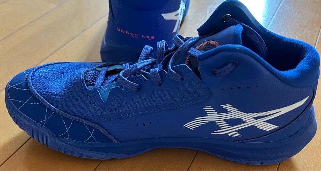 asics UNREARS 青 バスケットボールシューズ - メルカリ