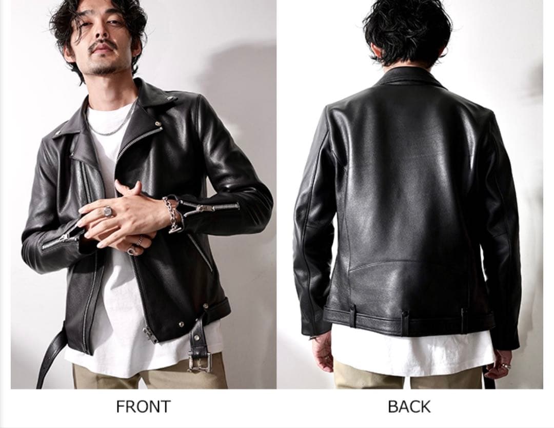 VaLLet VIBECA & Co. ダブルライダースジャケット 02 - メルカリ