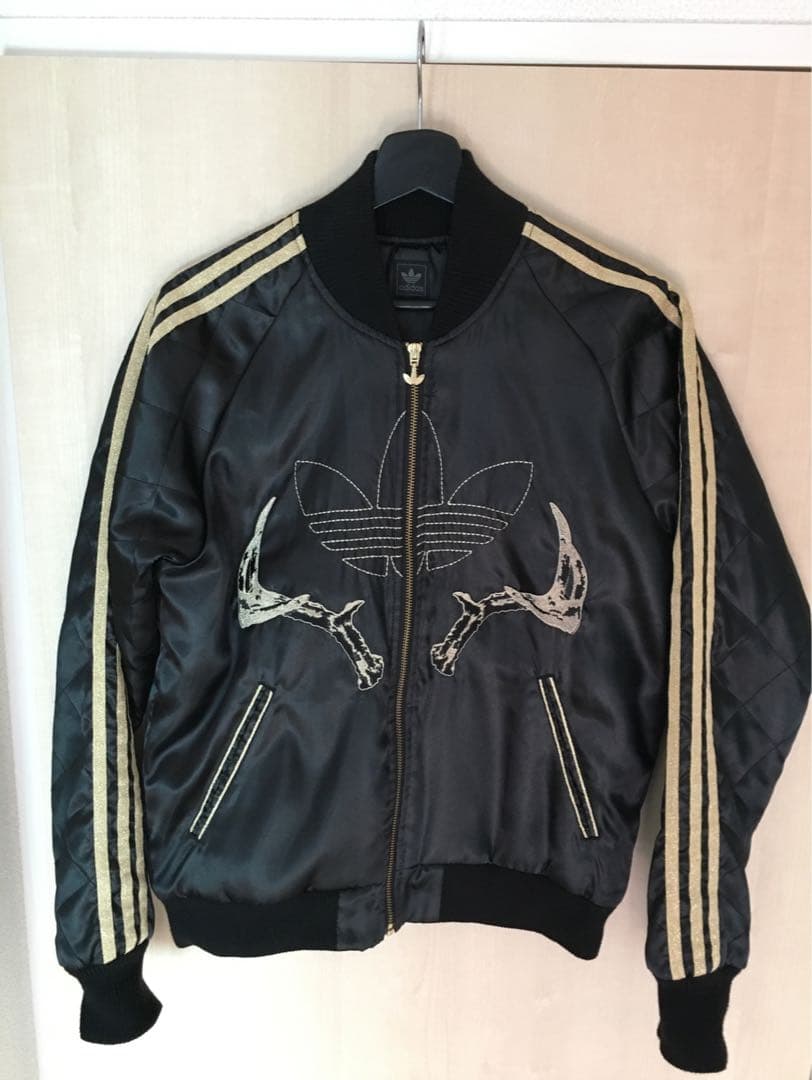 堂本剛着用】adidas スカジャン スカルボーン KinKi Kids - メルカリ