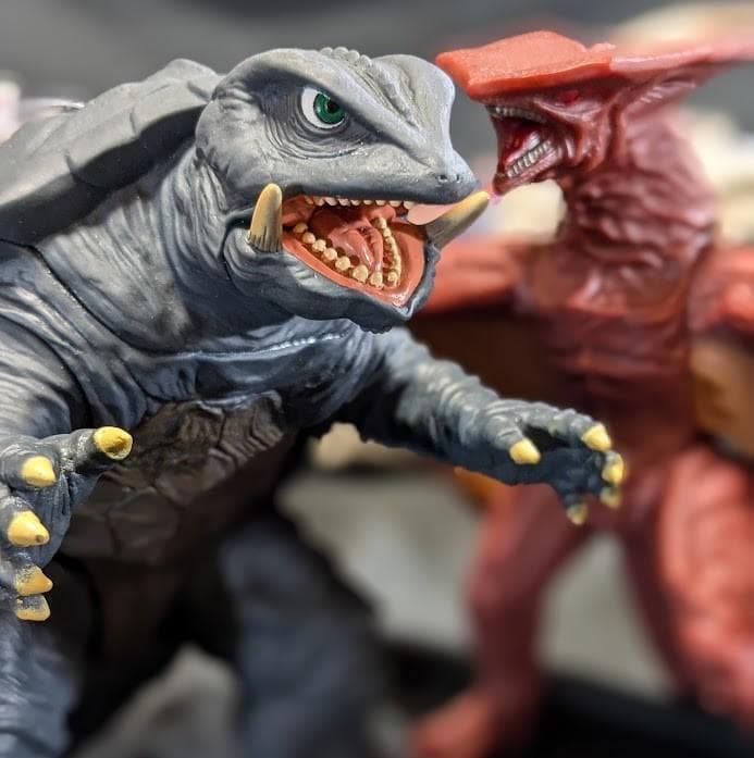 平成ガメラ＆登場怪獣・他（バンダイ）タグ付ムービーモンスターシリーズ６体セット