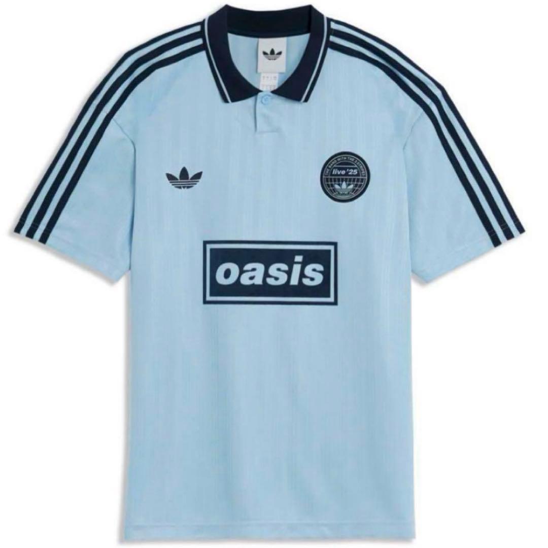 oasis live '25 adidasコラボTシャツ UK Lサイズ - メルカリ