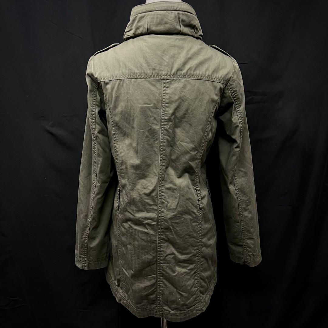 平成ギャル y2kグランジ ダークコア ミリタリージャケット ギミック