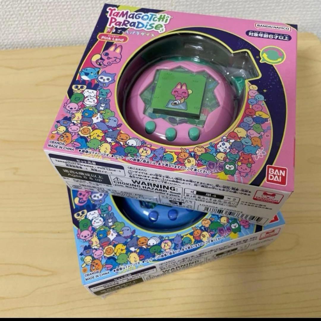 Tamagotchi Paradise ピンクと青のセット