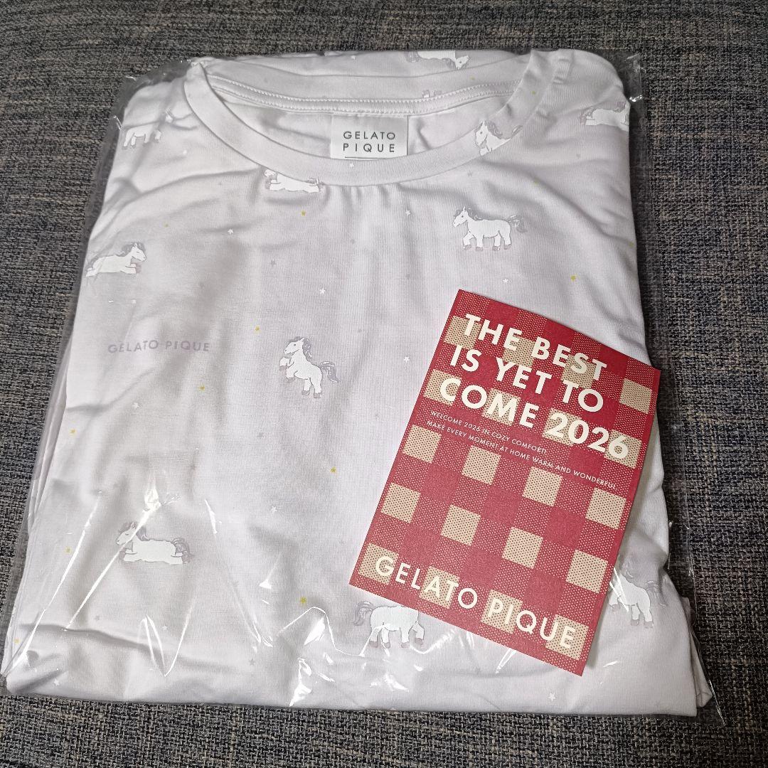ジェラートピケ 2026年福袋A ユニコーン柄ルームウェア上下 - メルカリ