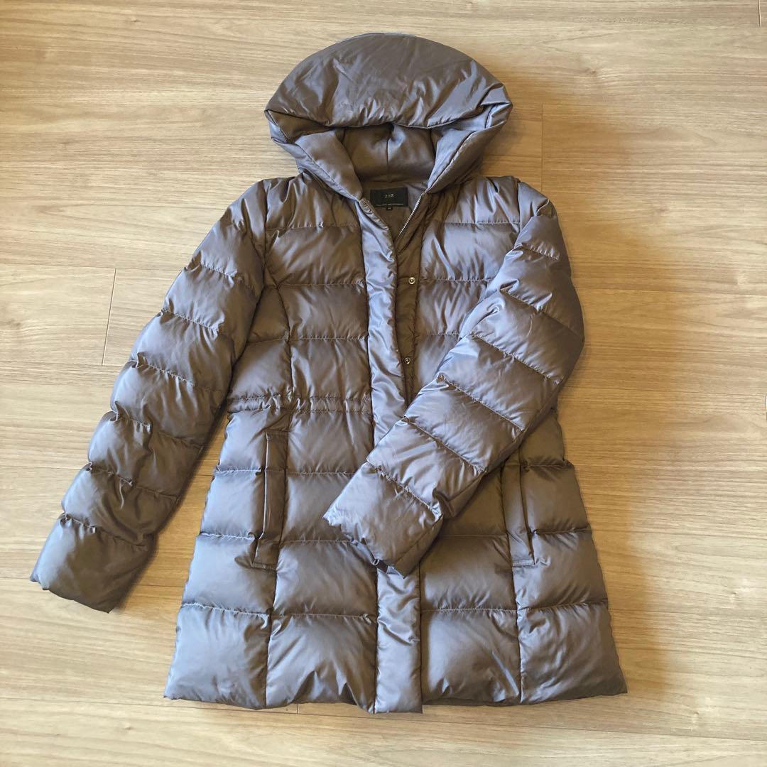 【訳あり値下げ】【VERY掲載】23区　シレータフタ ミドル丈 ダウンコート38 23区｜【VERY掲載/新色追加】シレータフタ ミドル丈 ダウンコート