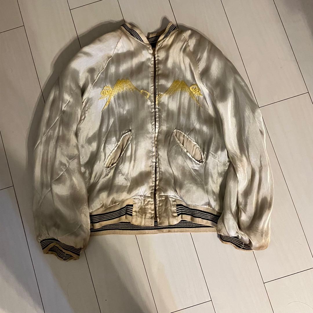 スカジャン 50s スーベニアジャケット 50年代 別珍 鷹 虎 ヴィンテージ