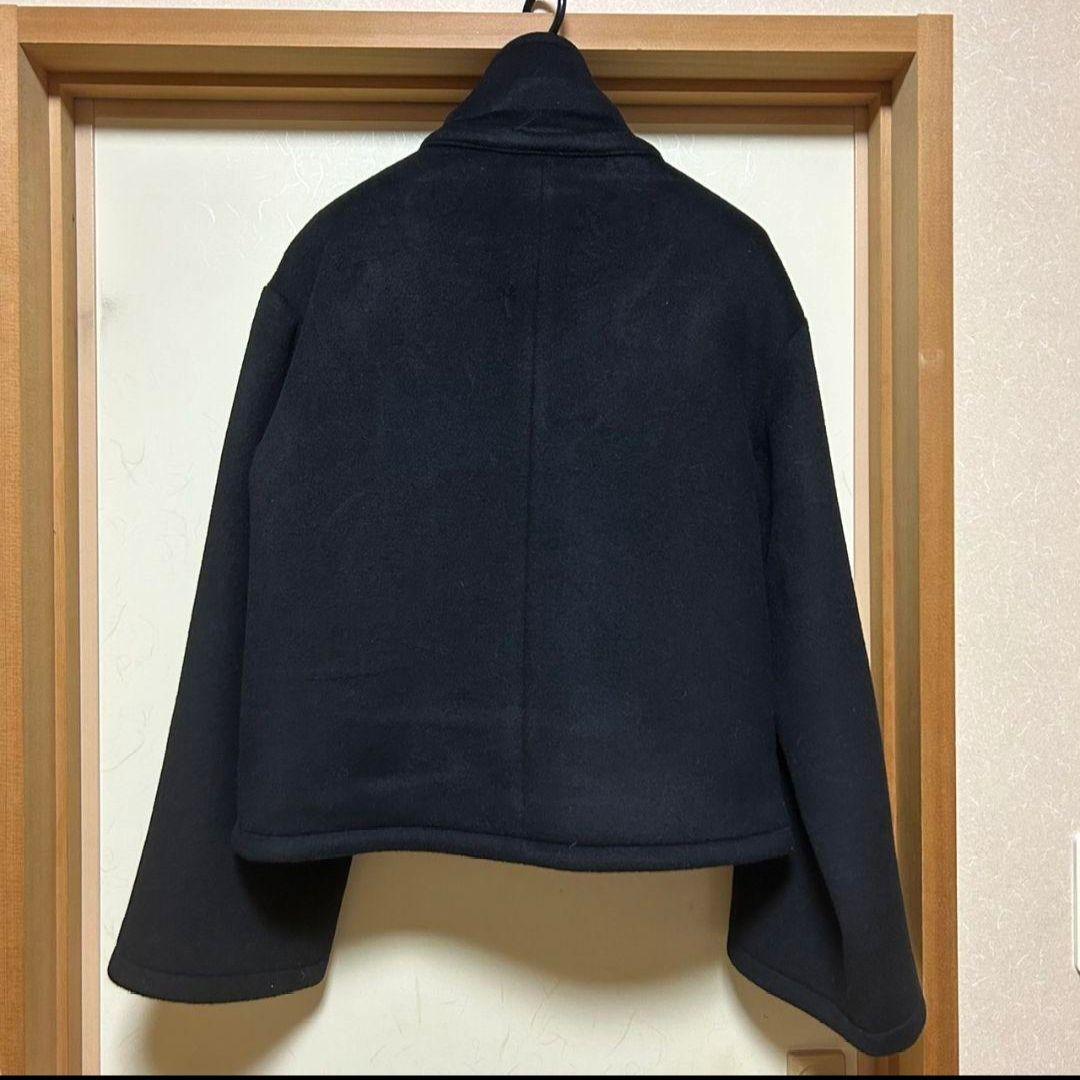 Da-iCE 和田颯 how Melton Coat Black 002