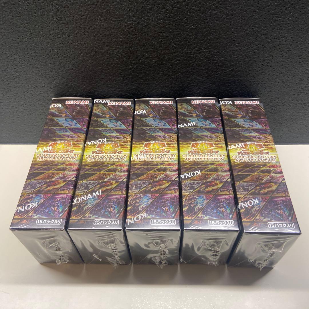 遊戯王　QUARTER CENTURY ART COLLECTION 5BOX