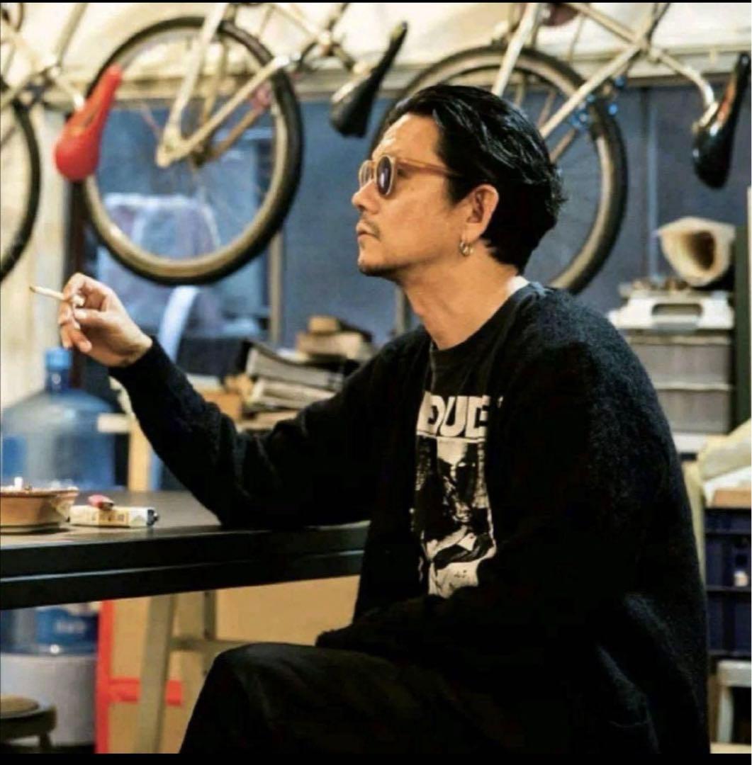 WACKO MARIAワコマリア MOHAIRカーディガン黒モヘア野村訓市 - メルカリ