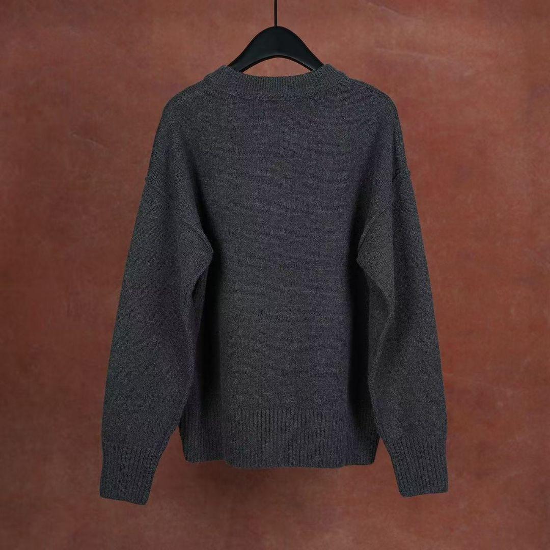 新品】AMI PARIS グレー セーター ハート刺繍 - メルカリ