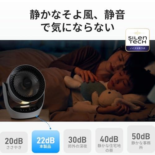 【節電対策】SwitchBot サーキュレーター 静音 首振り Alexa -m